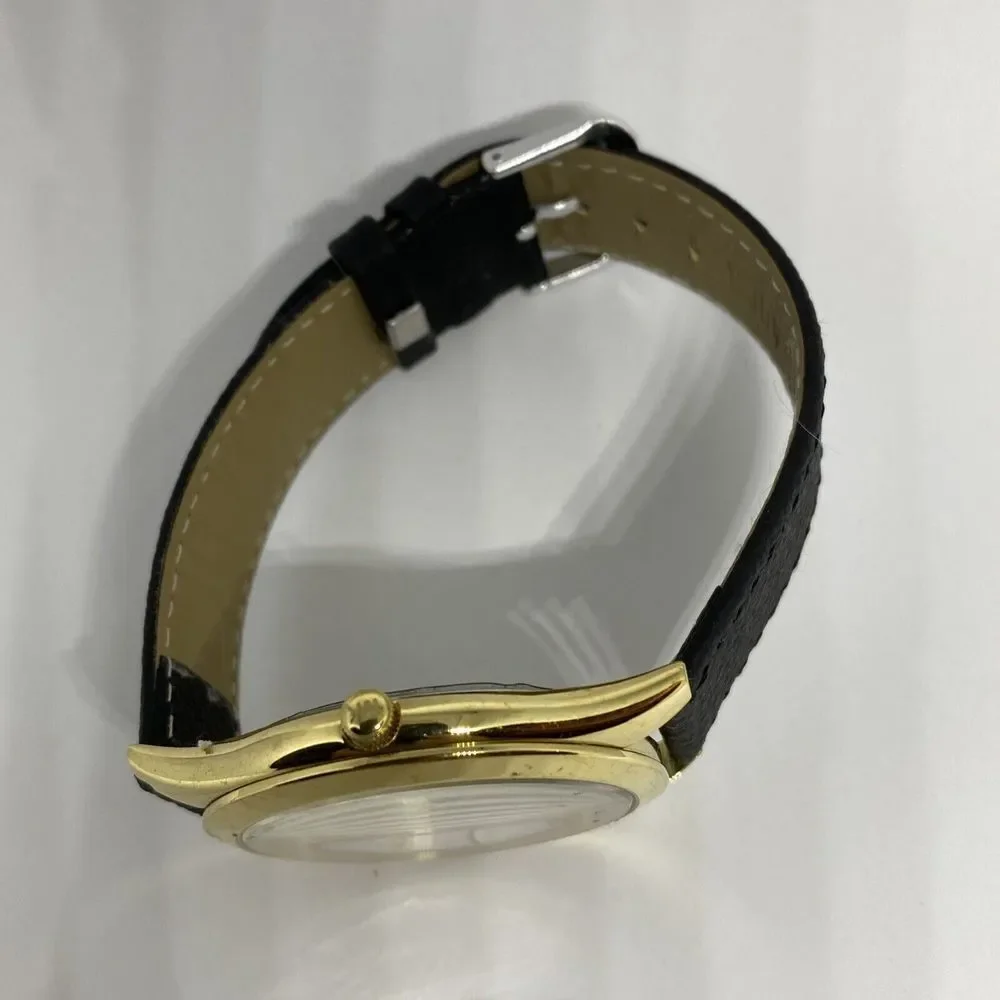 Michael Kors Slim Runway MK-4295 Women's Black Leather Analog Dial Watch VK434
